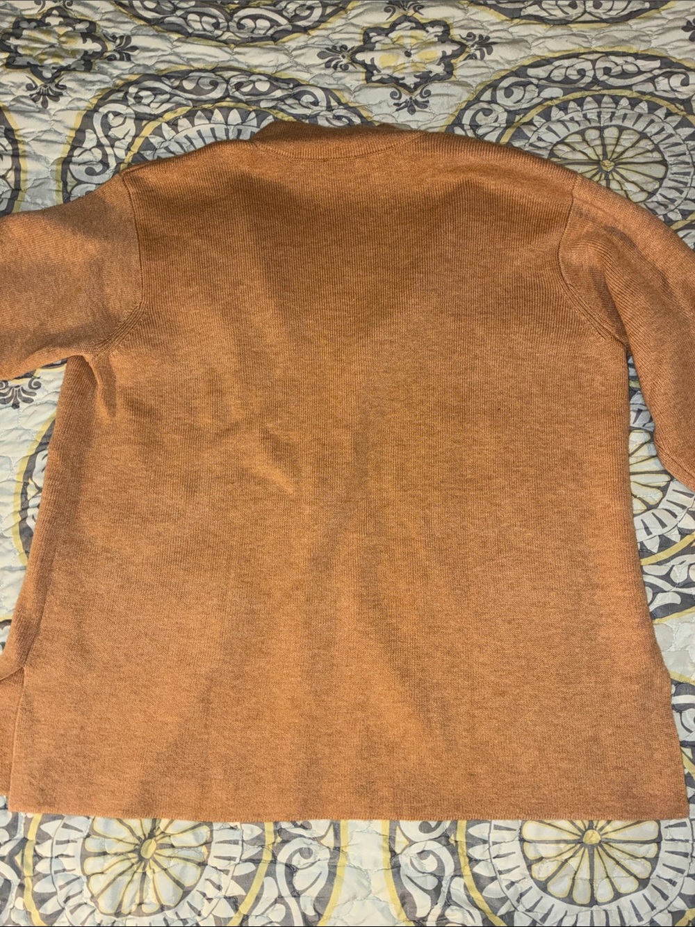 Talbots Cardigan Blazer Lambs Wool Blend Size 2X Camel Color - Picture 8 of 9